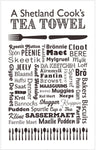 A Shetland Cook's Tea Towel