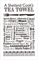 A Shetland Cook's Tea Towel
